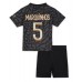Maillot de foot Paris Saint-Germain Marquinhos #5 Troisième vêtements enfant 2023-24 Manches Courtes (+ pantalon court)